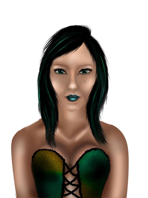 Creation of Midnight Masquerade: Step 3